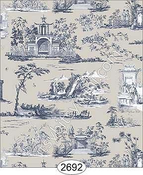 Dollhouse wallpaper scale - wallpaper, 1:12