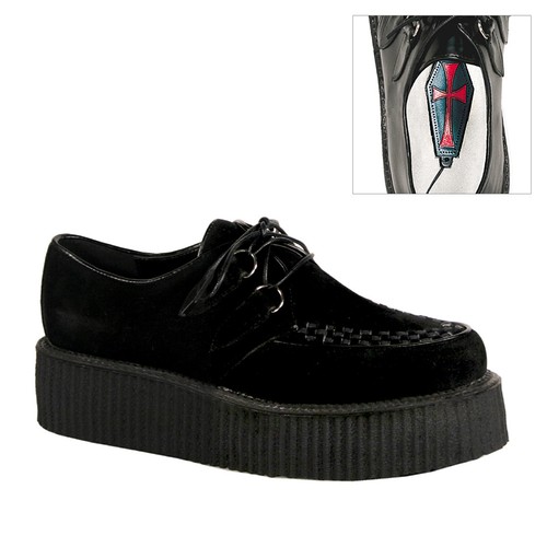 Pleaser demonia faux suede - demonia,