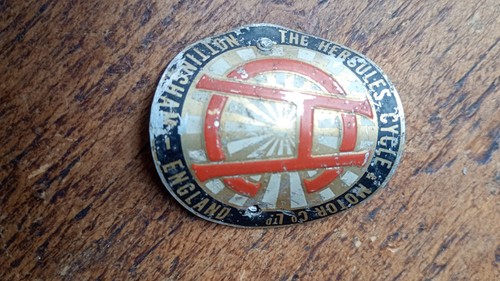 Vintage hercules head badge - vintage,