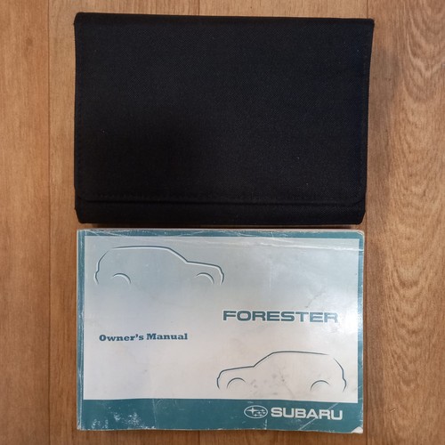 Subaru forester owners manual - subaru,