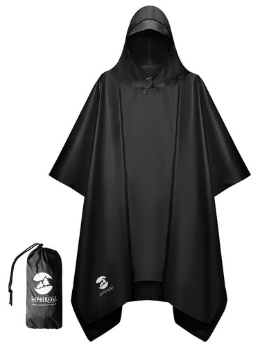 Saphirose hooded rain - saphirose, poncho