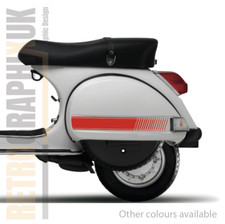 Scooter side panel stripes - scooter,