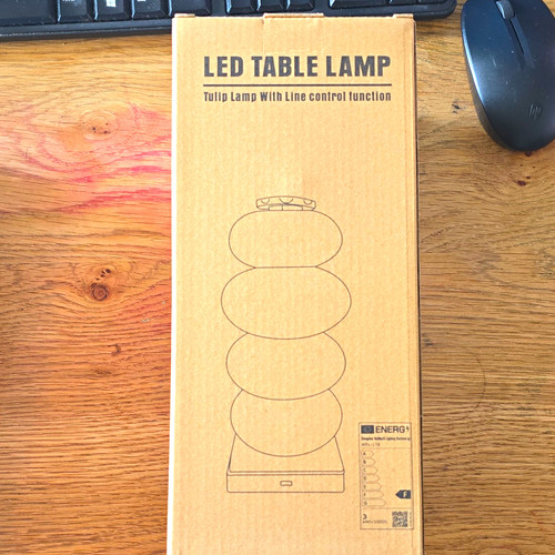 Led tulip table lamp white - tulip, usb