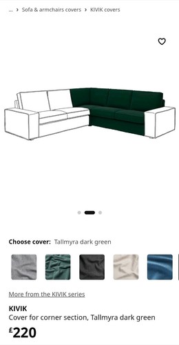Kivik cover corner section - kivik,