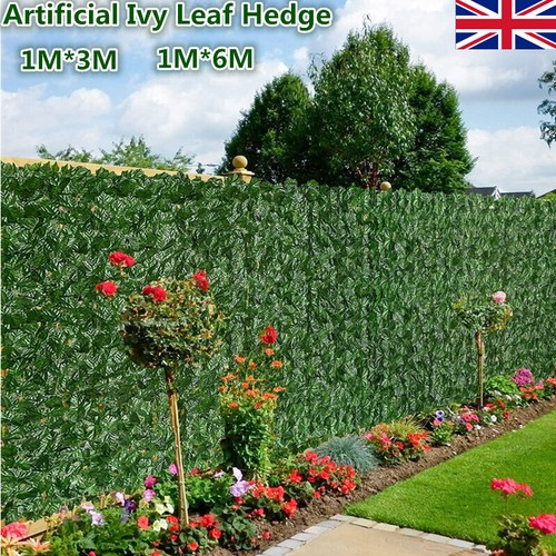 Artificial ivy leaf hedge - ivy,