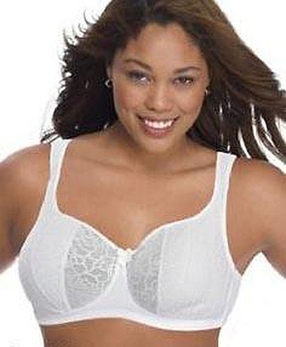 Glamorise white padded - padded, natural