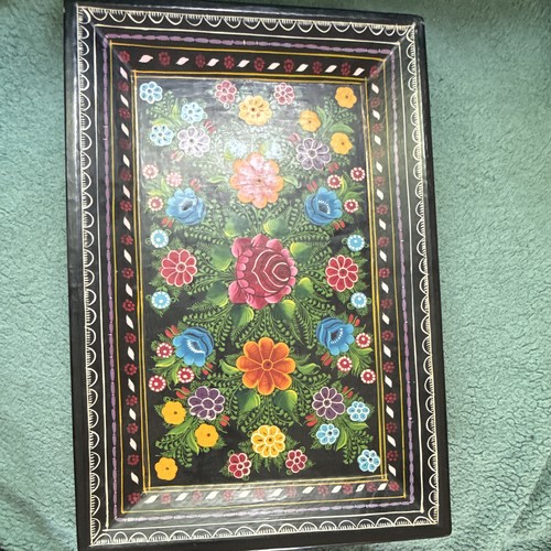 Black wooden rectangular - black,