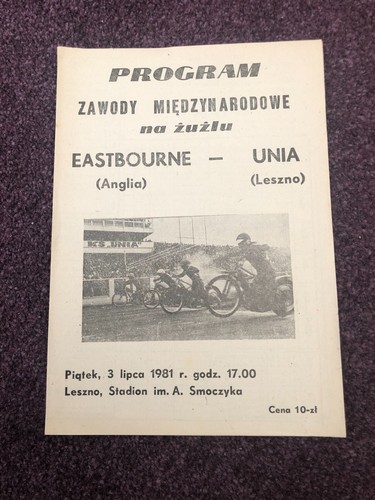 Speedway programme poland - speedway,