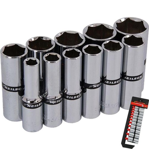 11pc sae deep sockets - sockets, 5/16"