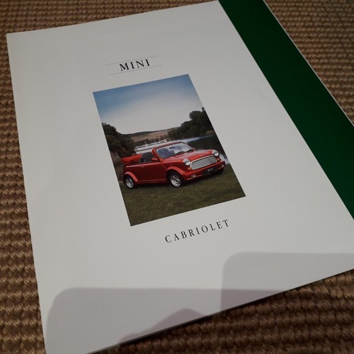 Rover mini cabriolet brochure - mini,