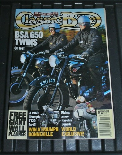 Classic bike nov 1993 bsa - bike,