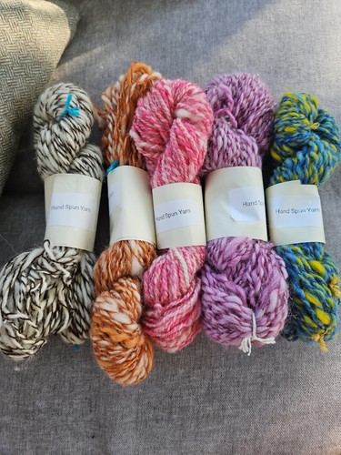 Handspun yarn 100 wool - yarn,