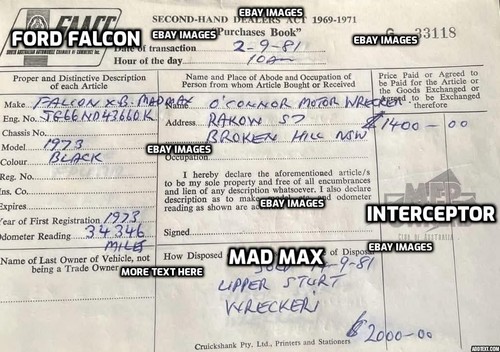 Mad max interceptor - max, mfp