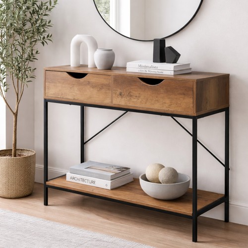 Tier console table - table, black