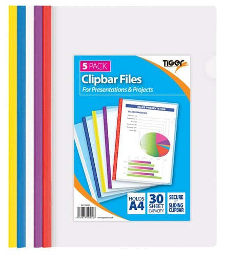 Clip bar slide binder - a4,