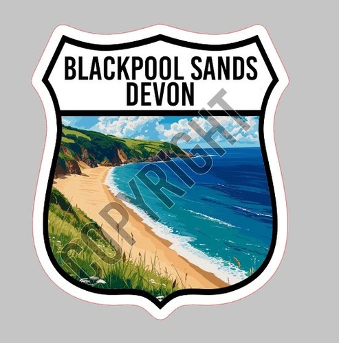 Devon car sticker camper - devon,