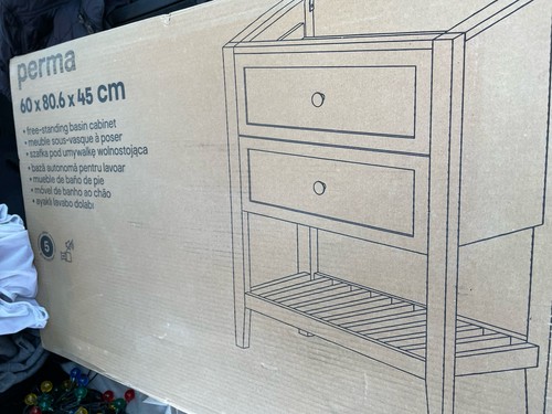 Bathroom sink cabinet - b&q,