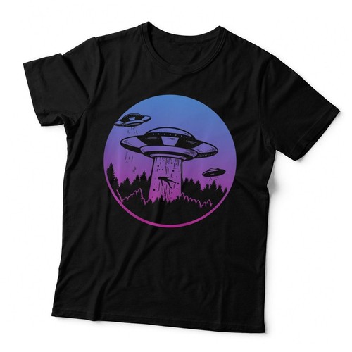 Flying saucer ufo - flying, astronauts