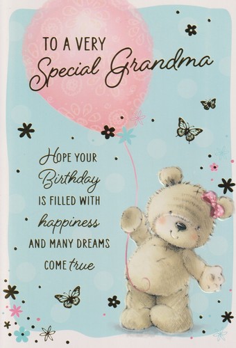 Grandma birthday greeting - greeting, card