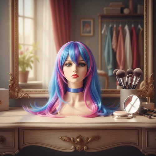 Mannequin head with - head,