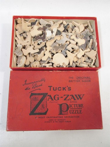 1930s tuck zag zig - zig, wooden