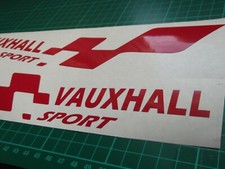 Vauxhall sport flag sticker - vauxhall,