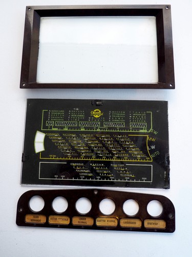 Tuning scale glass facia - tuning,