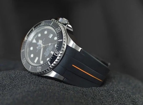 Rubber m107bk for - for, rolex