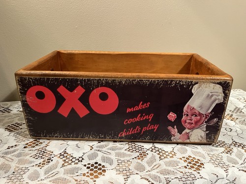 Vintage style oxo storage box - vintage,