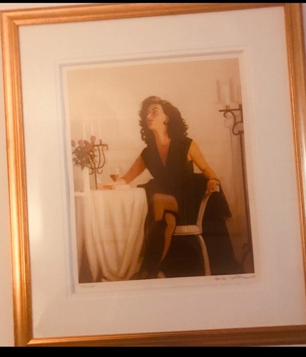 Signed jack vettriano print - signed,
