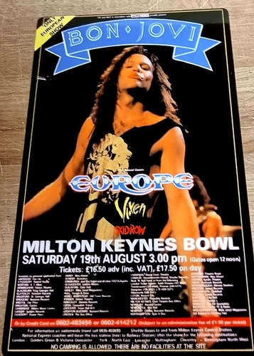 Bon jovi europe vixon skid - skid, row