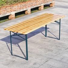 78'' Long Wooden Folding Beer