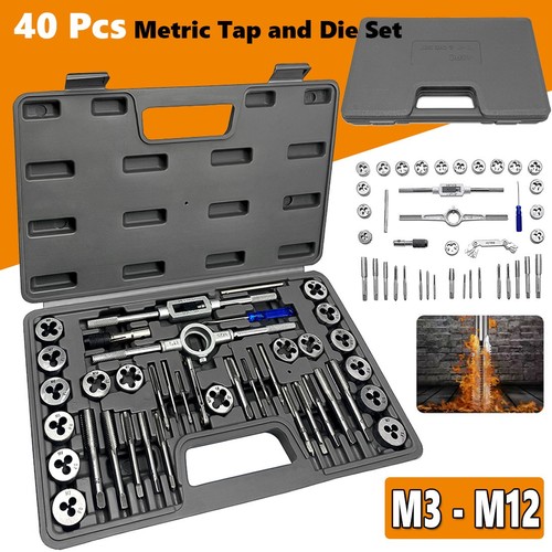 40pcs tool metric tap and - 40pcs,