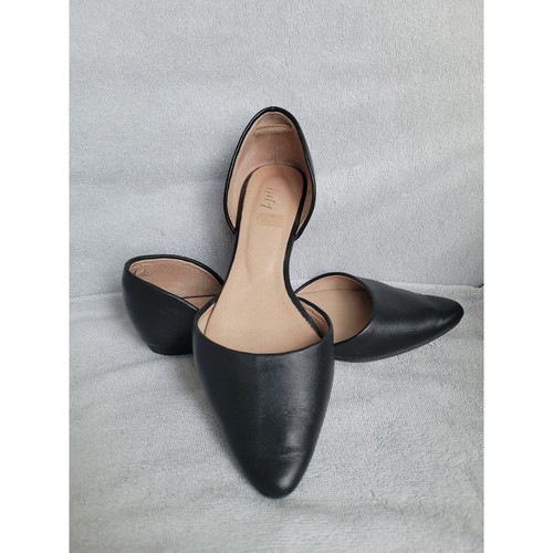 Jill black leather - black, d'orsay