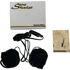 Monarch Airlines Stereo Headset Collectable Aviation Memorabilia with Box