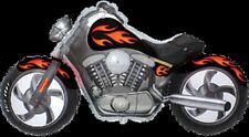 MOTORCYCLE CUSTOM BLACK HARLEY DAVIDSON STYLE MOTORBIKE BIKE FLEXMETAL BALLOON!
