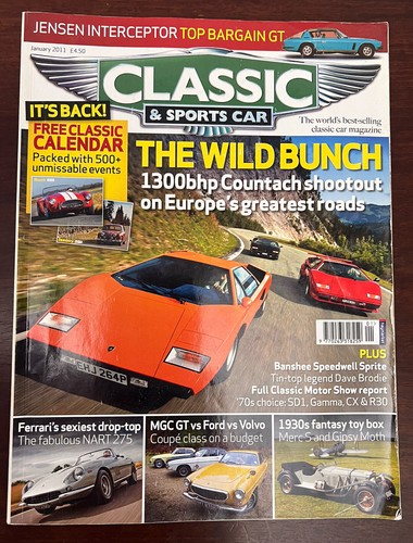 Classic sports car january - classic,