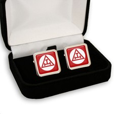 TRIPLE TAU CROSS MASONIC MASONS MEN’S CUFFLINKS GIFT ENGRAVING