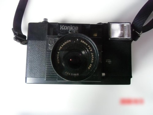 Konica c35 black 35mm - c35,