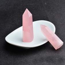 2X Natural Pink Rose Quartz