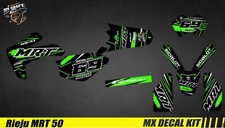 Motorcycle Decal Kit for Rieju MRT MRT Pro - Green Stripe