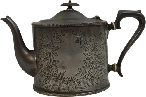 Antique teapot ornate - teapot,