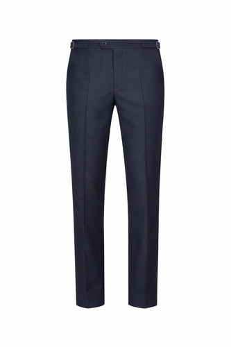 Navy blue wool suit - navy,