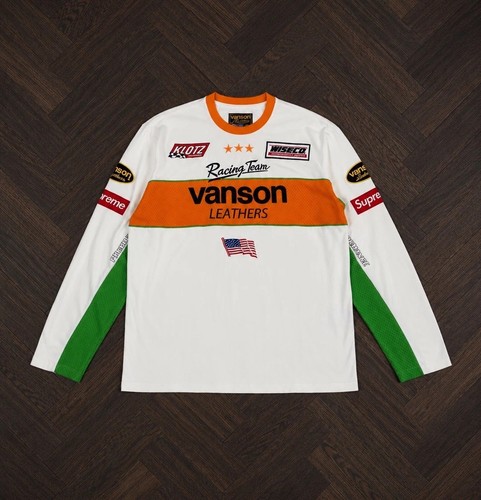Supreme vanson leather s - x,