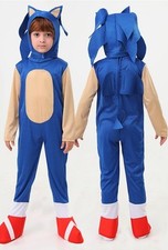 Sonic The Hedgehog Kids Boys Cosplay Birthday Party Costume Set Outfit