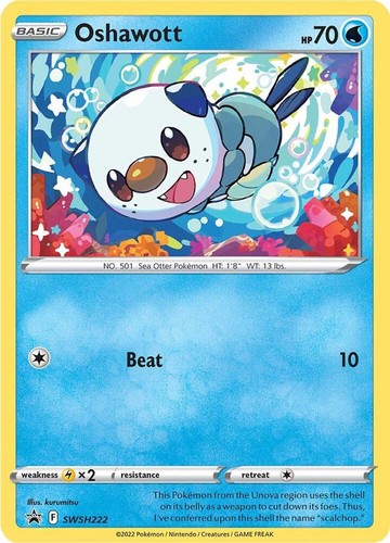 Pokemon swsh222 oshawott - pokemon,