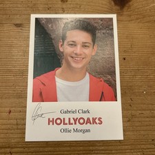 Gabriel Clark Ollie Morgan Hollyoaks Cast Photo Card