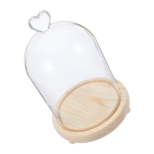 Transparent glass cloche - transparent,