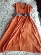 Tinta Style Size 18 Spanish gorgeous Knee Length Dress - tan