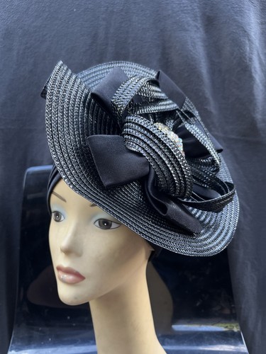 Black african turban - black,